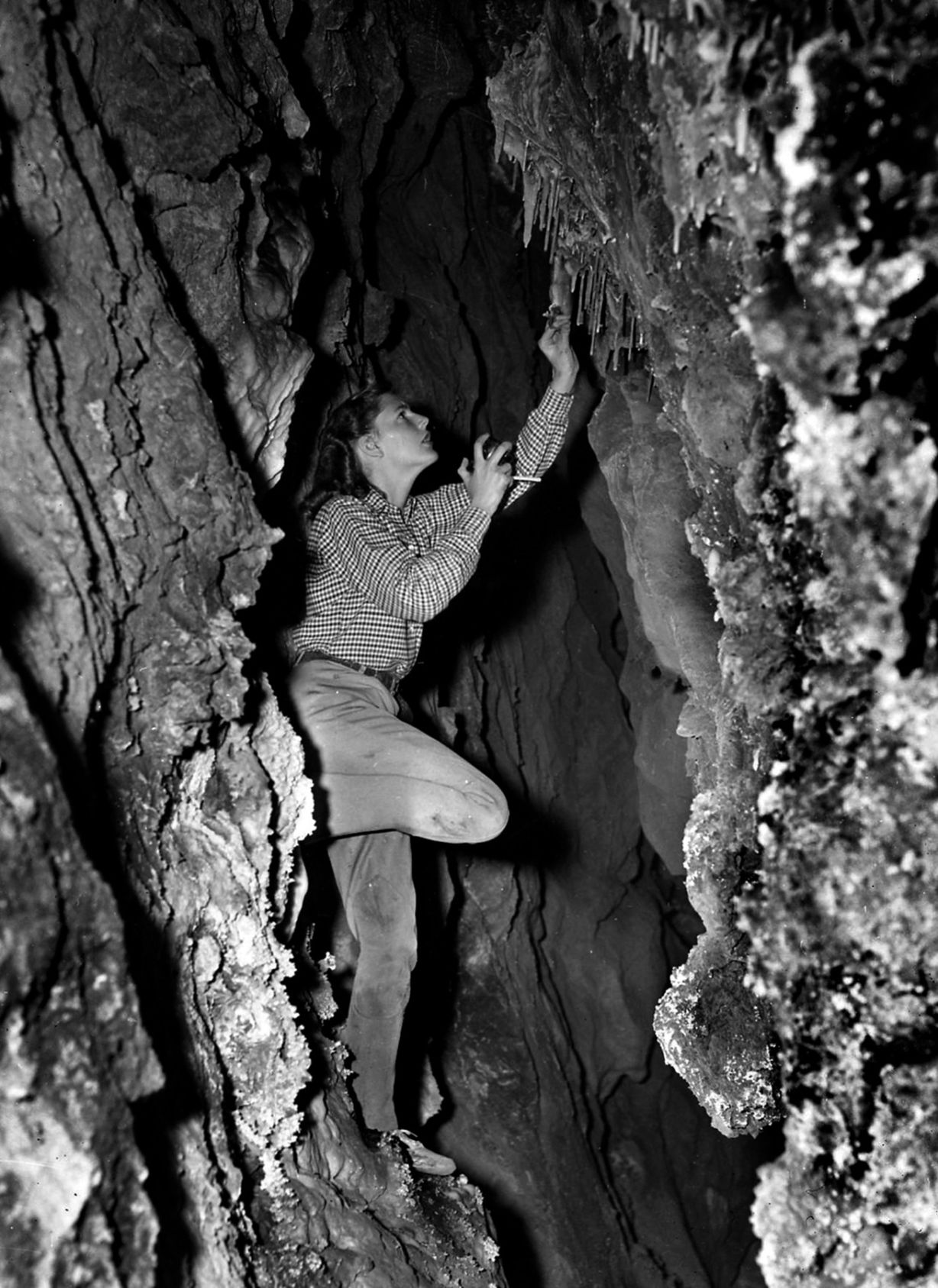Peppersauce Cave in 1948